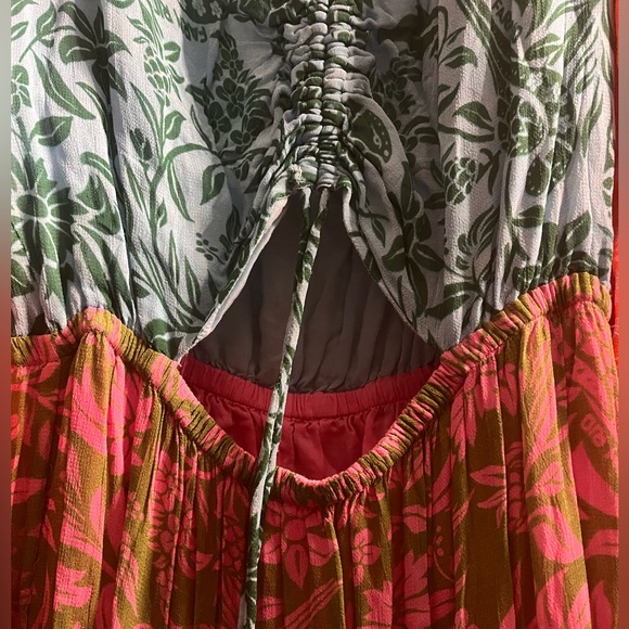 NWOT🔥 FARM RIO
CUT OUT MAXI DRESS
ANTHROPOLOGIE FLORA/ BOHO COLOR-BLOCK - Picture 5 of 5